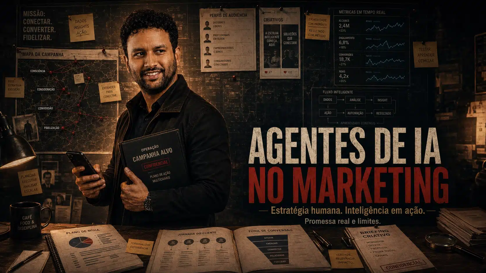 Agente de IA não é estagiário mágico. É automação com contexto, ferramenta e limite.
